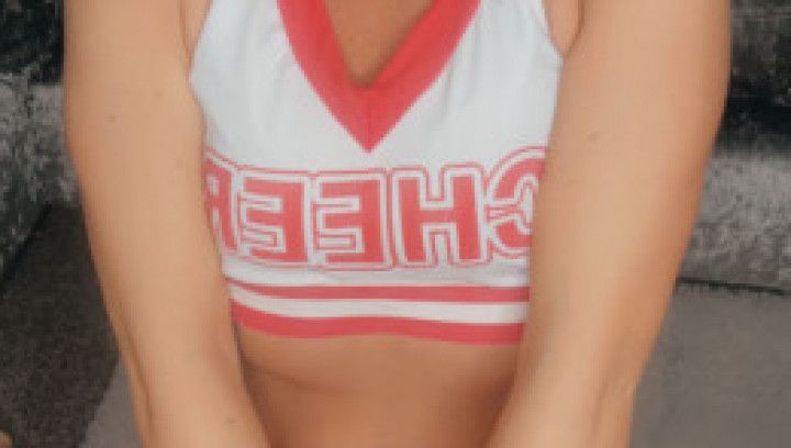 Cheeky cheerleader