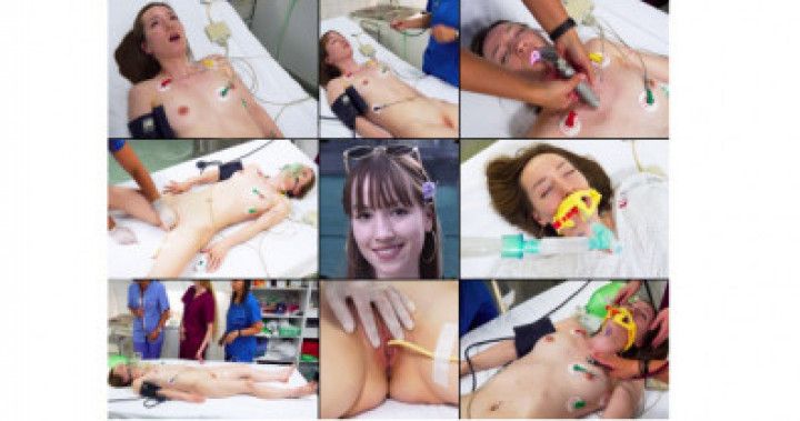 Katie in ICU, CPR, Defib, Catheter, Intubation, Stething