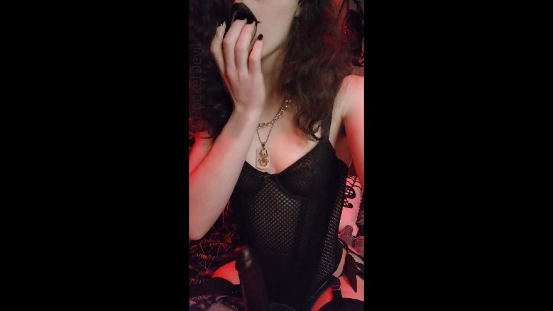 POV JOI With Goth Mommy