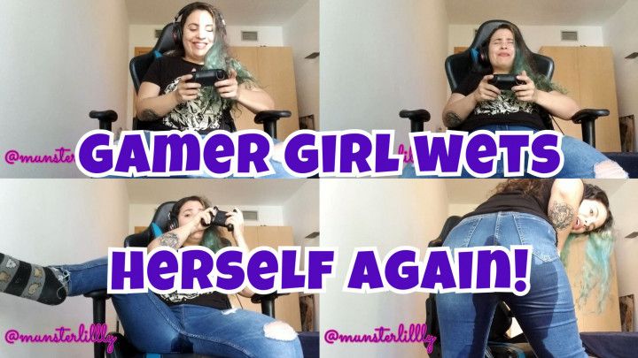 Gamer Girl Wets Herself... Again