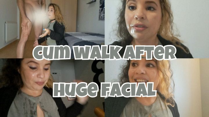 Short Cum Walk After Huge Facial