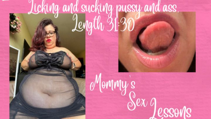 Pussy and Ass eating. Sex lessons with Mommy Audio Erotica