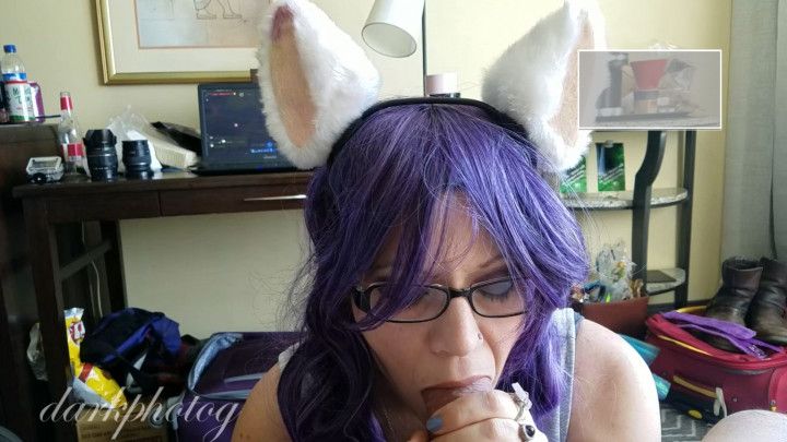 Azure_angell420 with cosplay ears bj