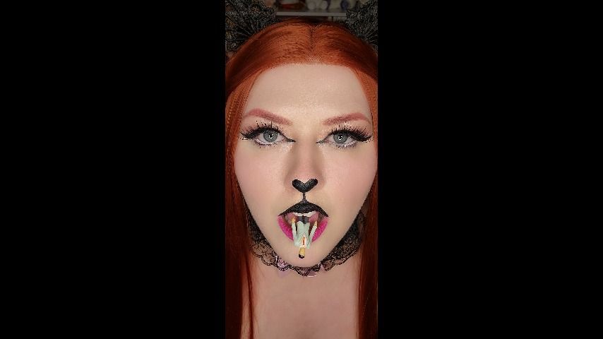 Ginger BBW Giantess Catgirl Vores tinies