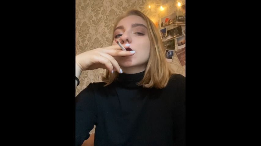 Smoking fetish video