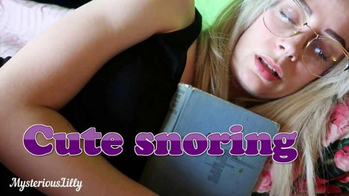 Cute snoring by Mysterious Lilly