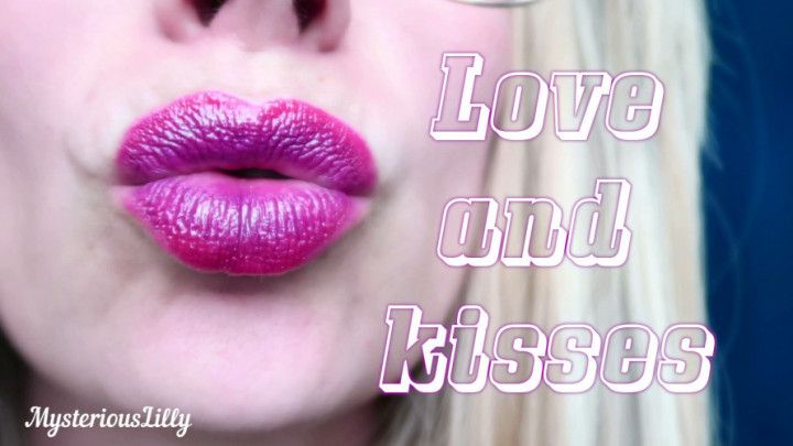 Love and kisses by Mysterious Lilly lip fetish lipstick clip