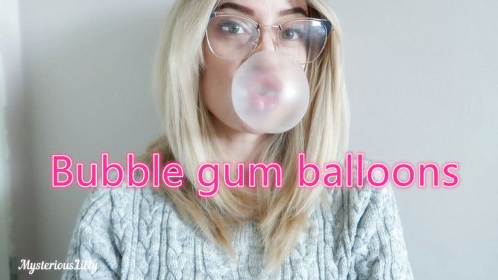 Lilly's Bubble gum balloons