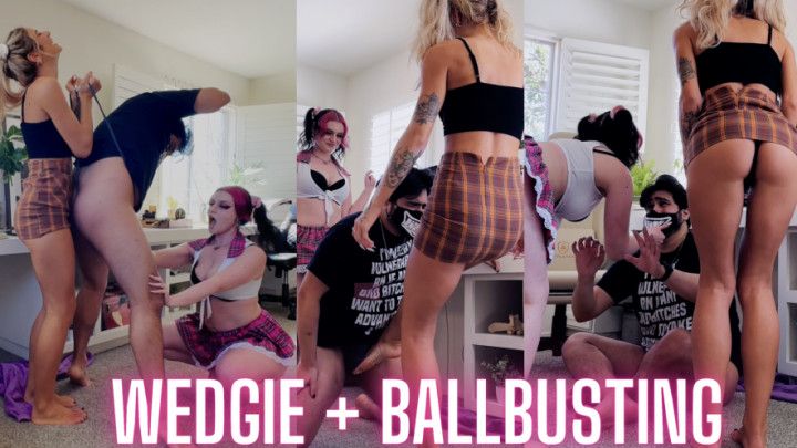 Wedgie + Ballbusting Bullies