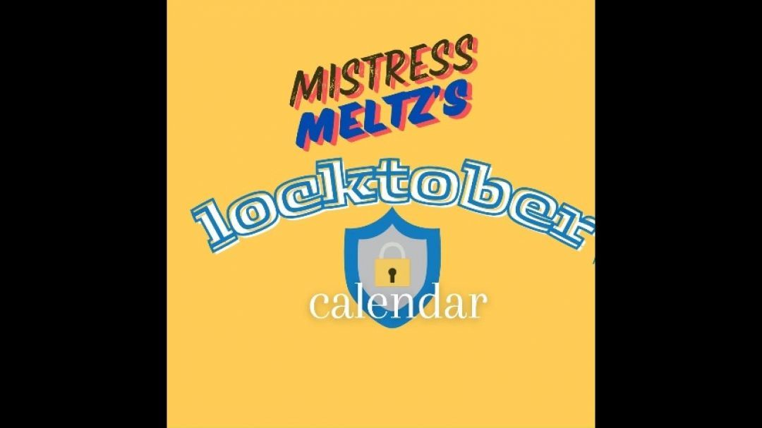 Locktober calendar