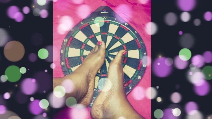 Bullseye foot pic slide