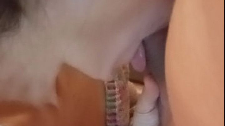 Wife lost bet, blowjob and cum swallow