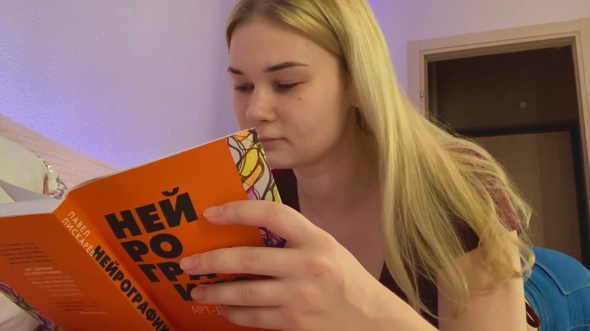 Just reading a book