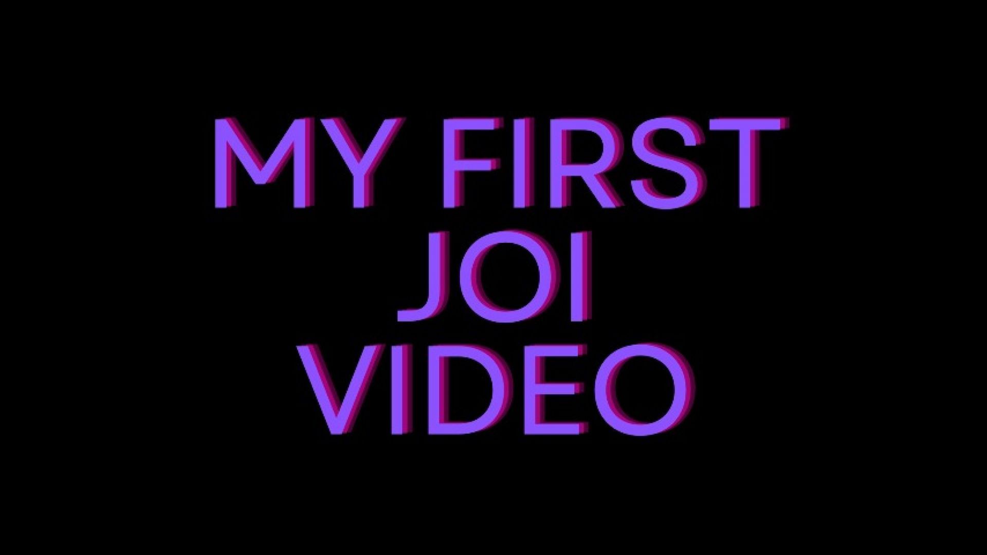First JOI video