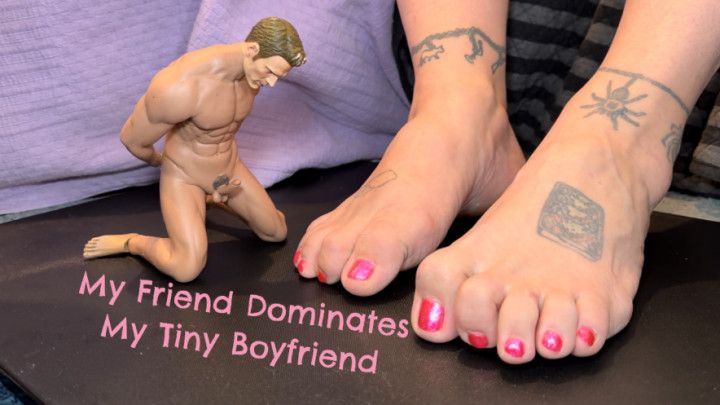 My Giantess Friend Dominates My Tiny BF