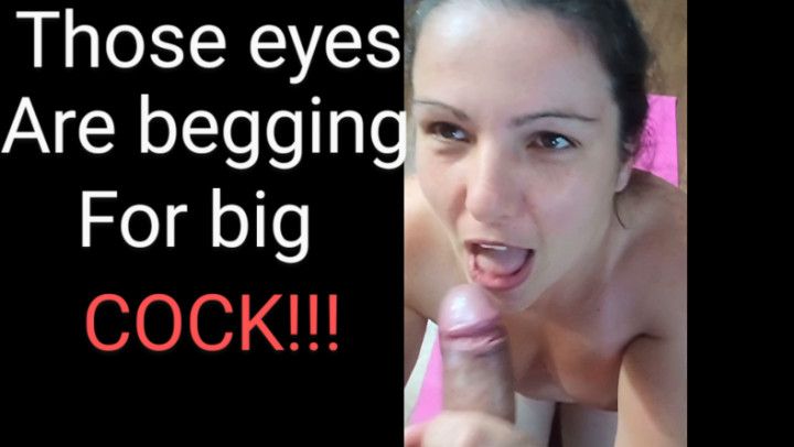 This girl is a pro at cock sucking