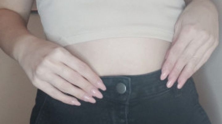 Push the belly) button