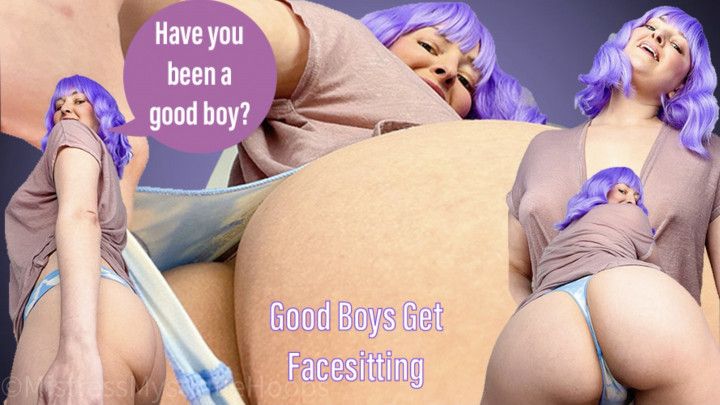 Good Boys Get Facesitting - Ass Worship Femdom POV