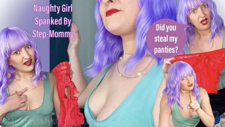 Naughty Girl Spanked By Step-Mommy - Spanking Femdom POV