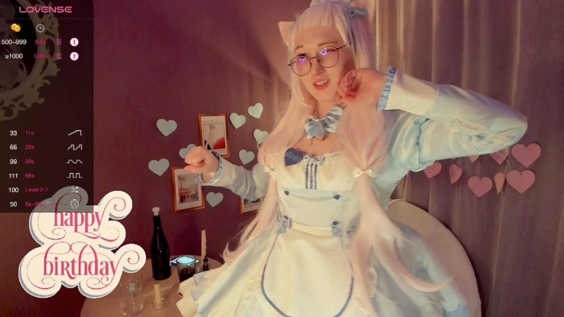 Trans girl in cosplay Vanilla sexy dancing