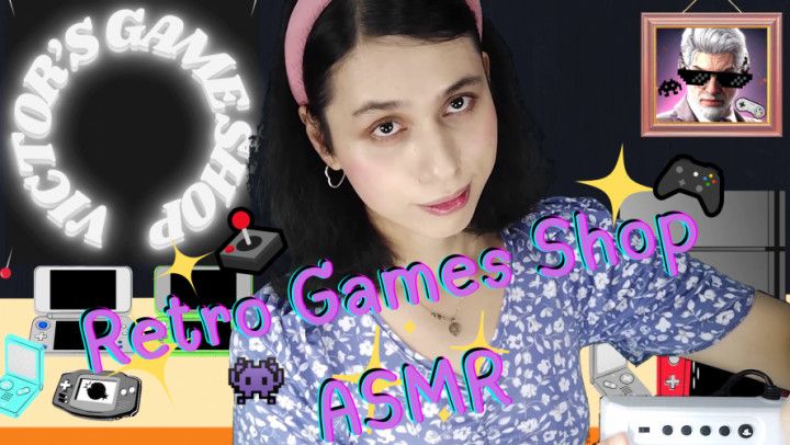 Retro Game Shop and tingly gaming sounds with Dani ASMR