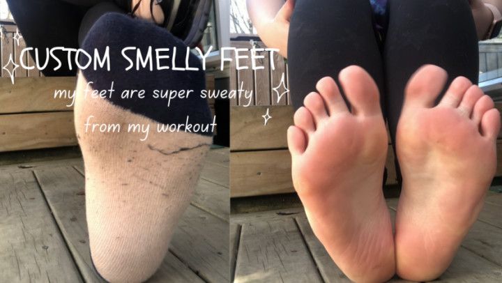 Custom smelly foot