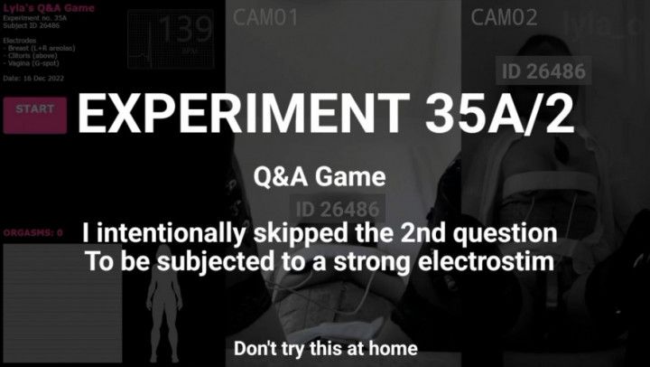 Q&amp;A Session - Strong E-stim 35A/2