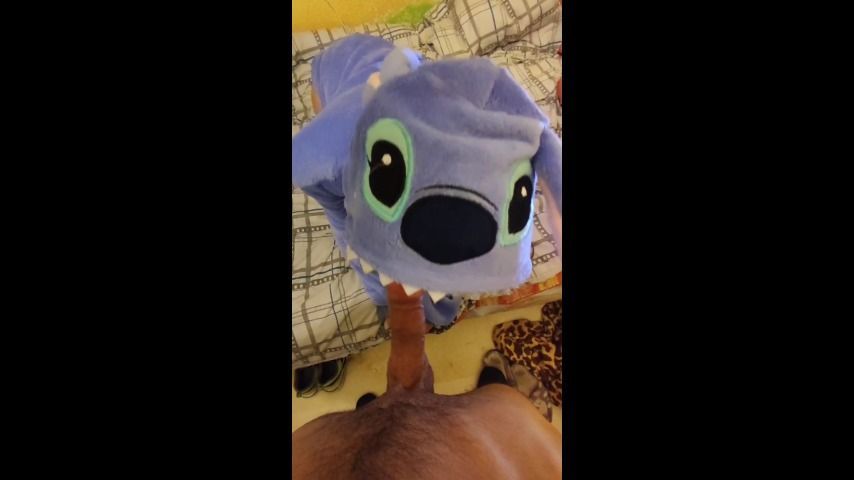 Stitch eating my dick