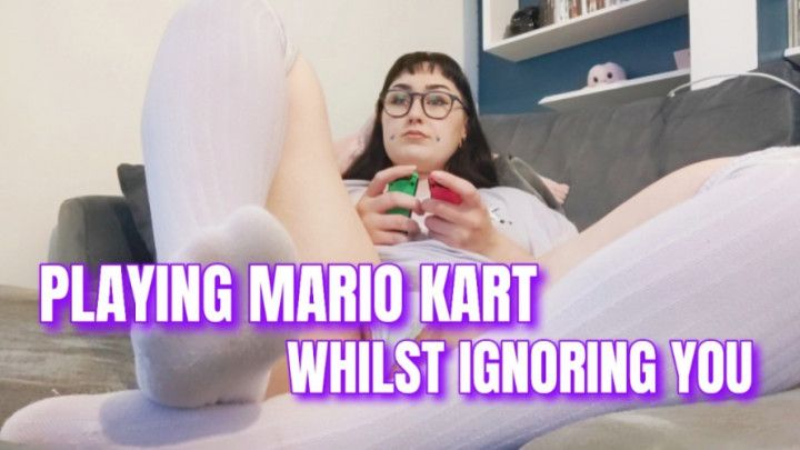 Gamer Girl Ignores You To Play Mario Kart