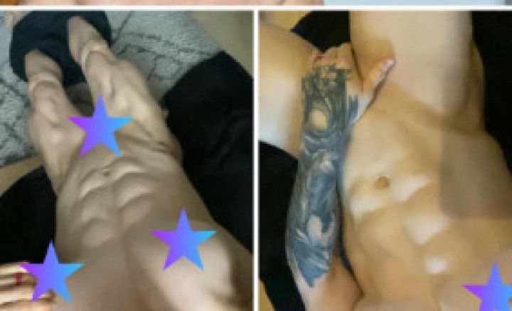 15inch bicep flexing, abs and pussy play! Watch me CUM