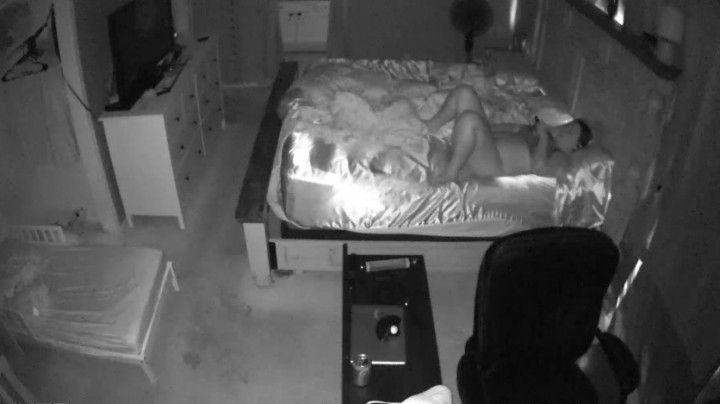 Security cam caught me cumming