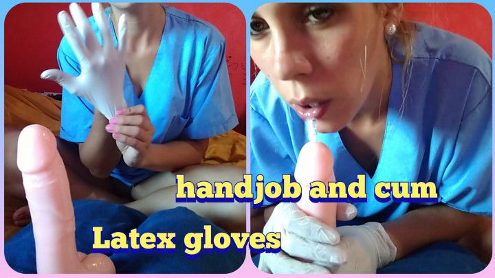 Medical Latex Gloves Handjob Blowjob