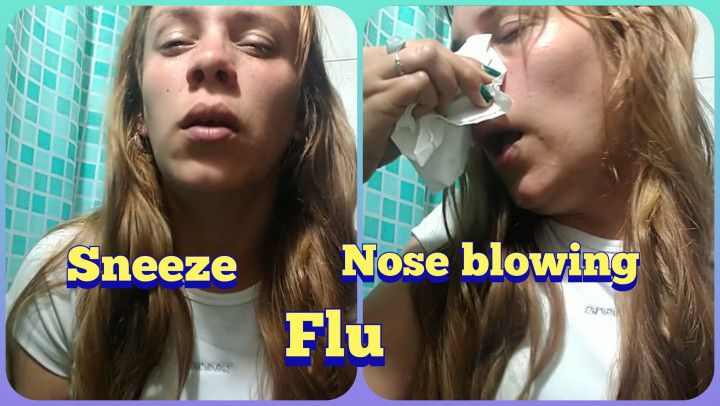 Sneezing for flu