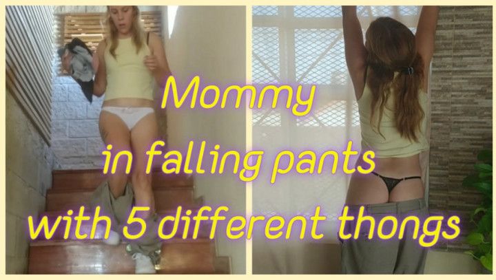 Custom:Distracted Mom with Falling Pants