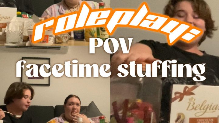 POV: Holiday FaceTime Stuffing w/ ravenous remy