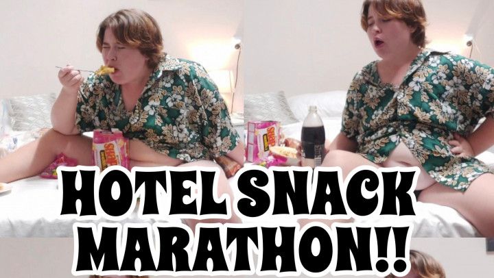 HOTEL SNACKATHON!! BIG bellies return