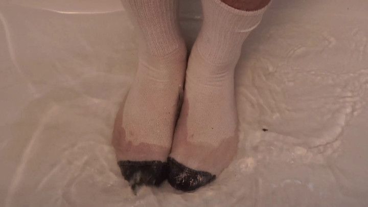 Wetlook in socks