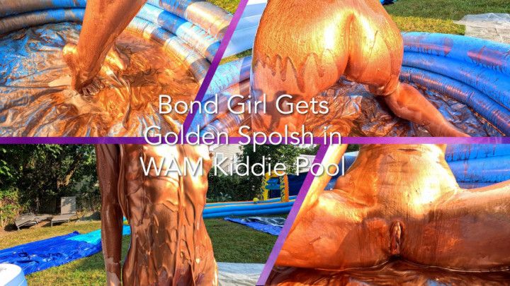 Bond Girl Gets Golden Spolsh in WAM Pool