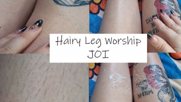 Worship my hairy legs JOI