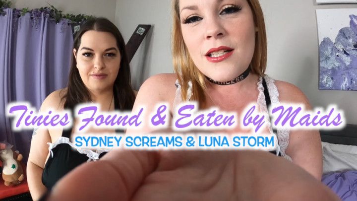 Tinies Found &amp; Eaten by Maids - Sydney Screams &amp; Luna Storm