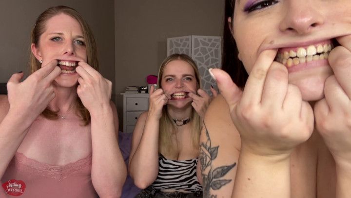 3 Pornstars Compare Mouths