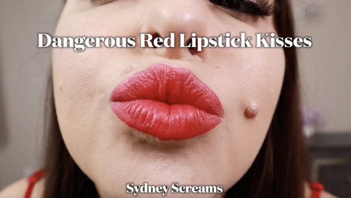 Dangerous Red Lipstick Kisses