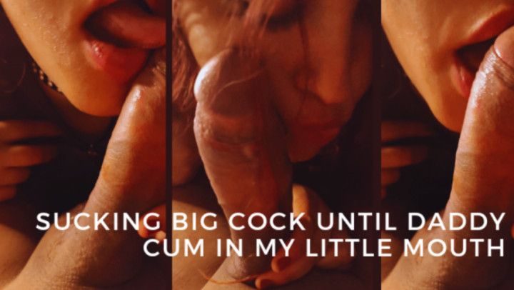 Little Slut Sucking The Big Cock II