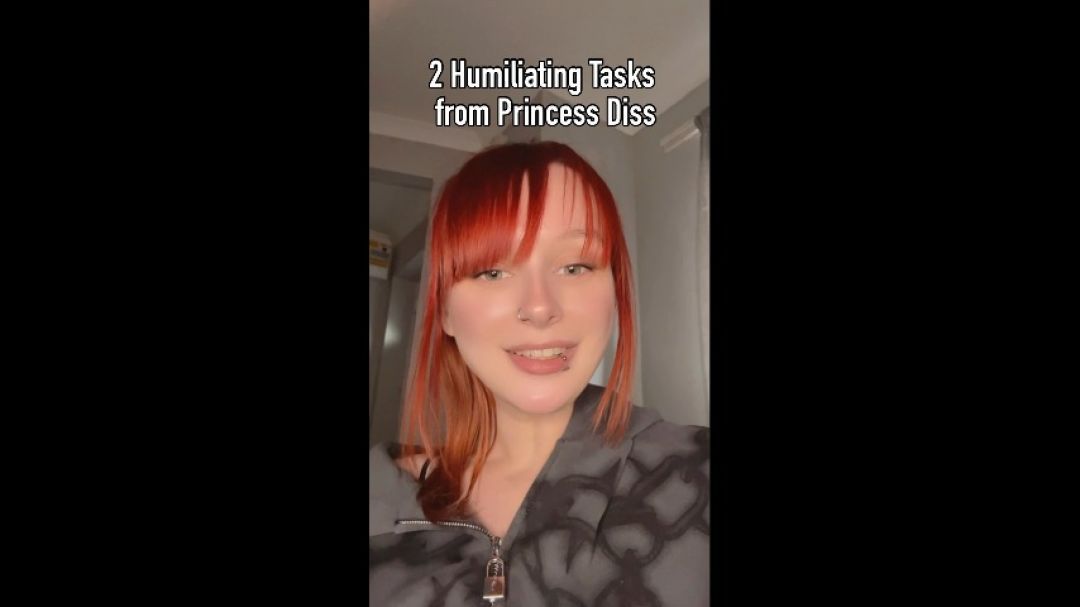 2 Humiliating tasks from Princess Diss