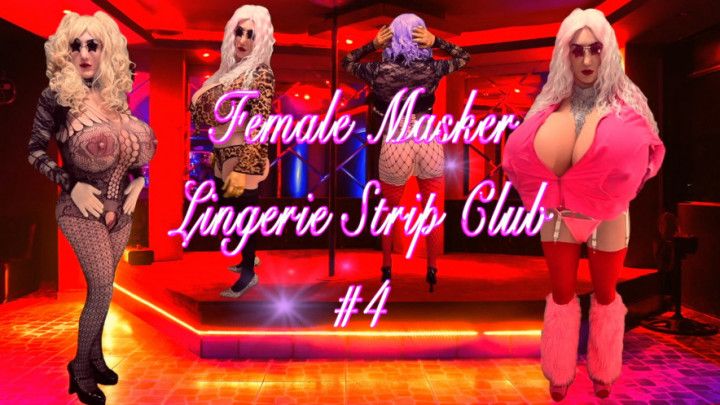 Female Masker Lingerie Strip Club #4