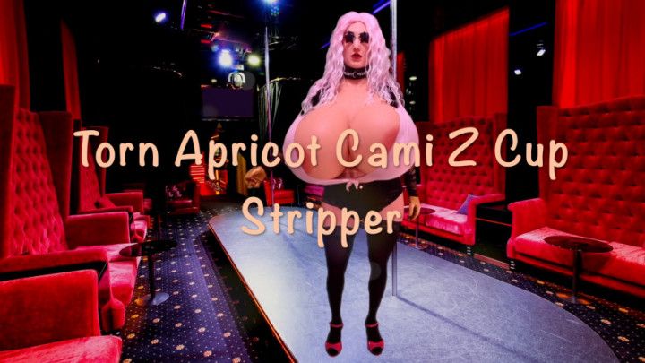 Torn Apricot Cami Z Cup Stripper