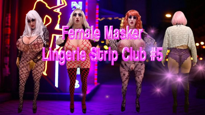 Female Masker Lingerie Strip Club #5