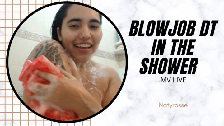 Blowjob dt in the shower