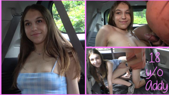 18 y/o Teen Addy Tries Porn Part 1 - Minivan Audition