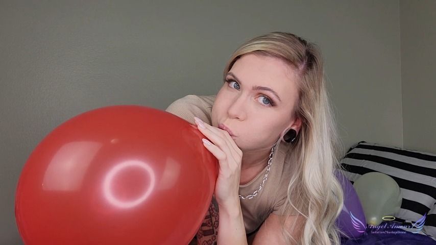 Blowing up balloons 1080p